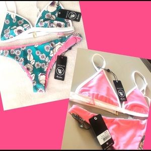 NWT Wildfox Reversible Swimsuit ❤️